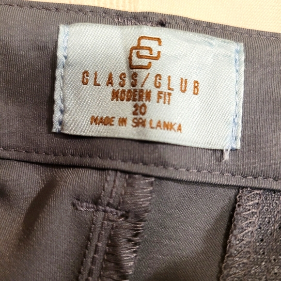 Class Club Modern Fit Adjustable Waist Gray Pants Sz 20 Measure Approx 2… - Picture 7 of 12